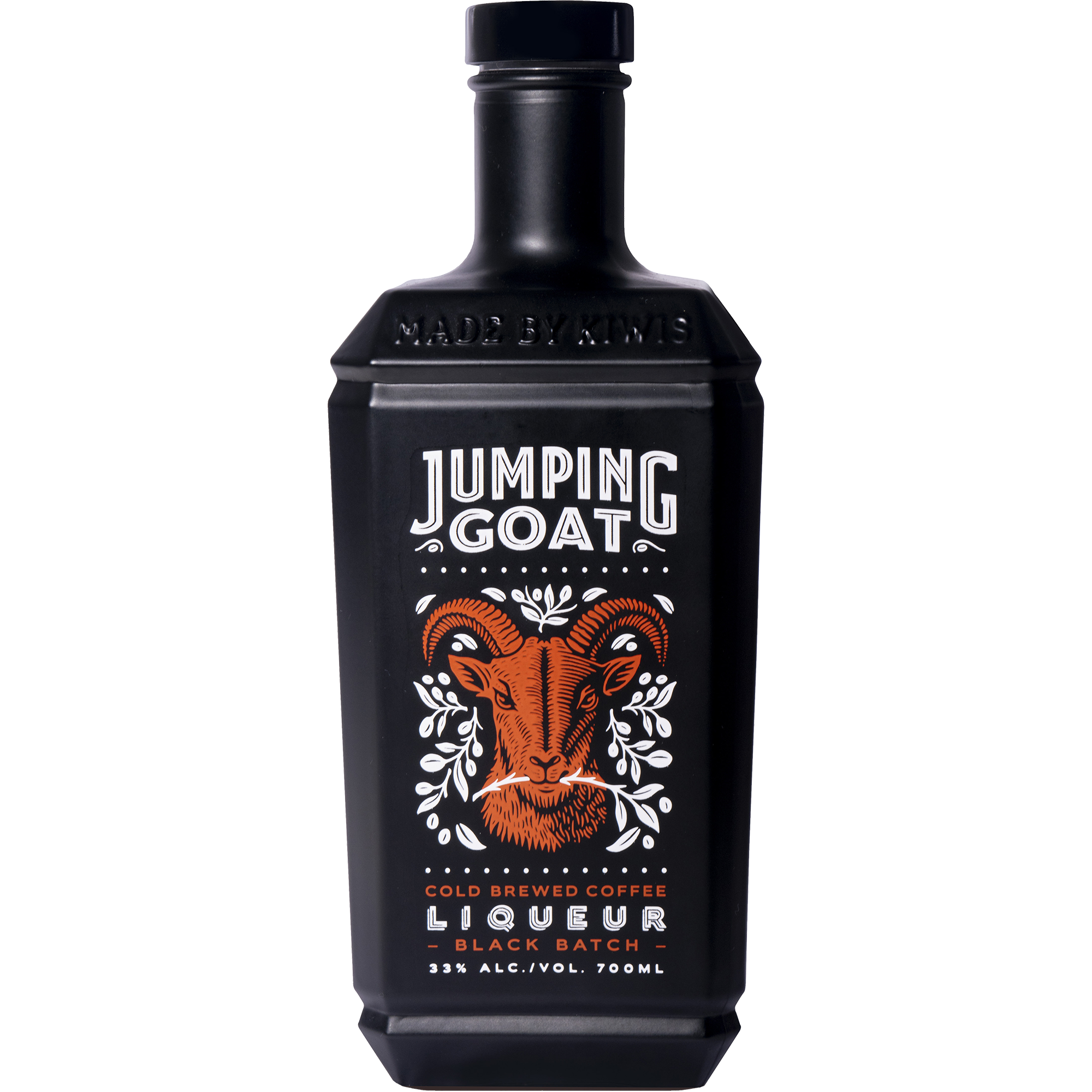 Butelka likieru kawowego Jumping Goat Whisky