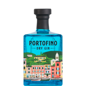 Butelka włoskiego ginu Portofino Dry Gin 500 ml