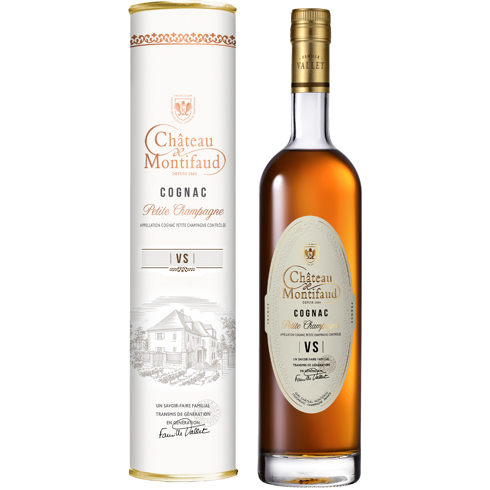 Francuski koniak Château de Montifaud VS Ariane Cognac z pudelkiem prezentowym