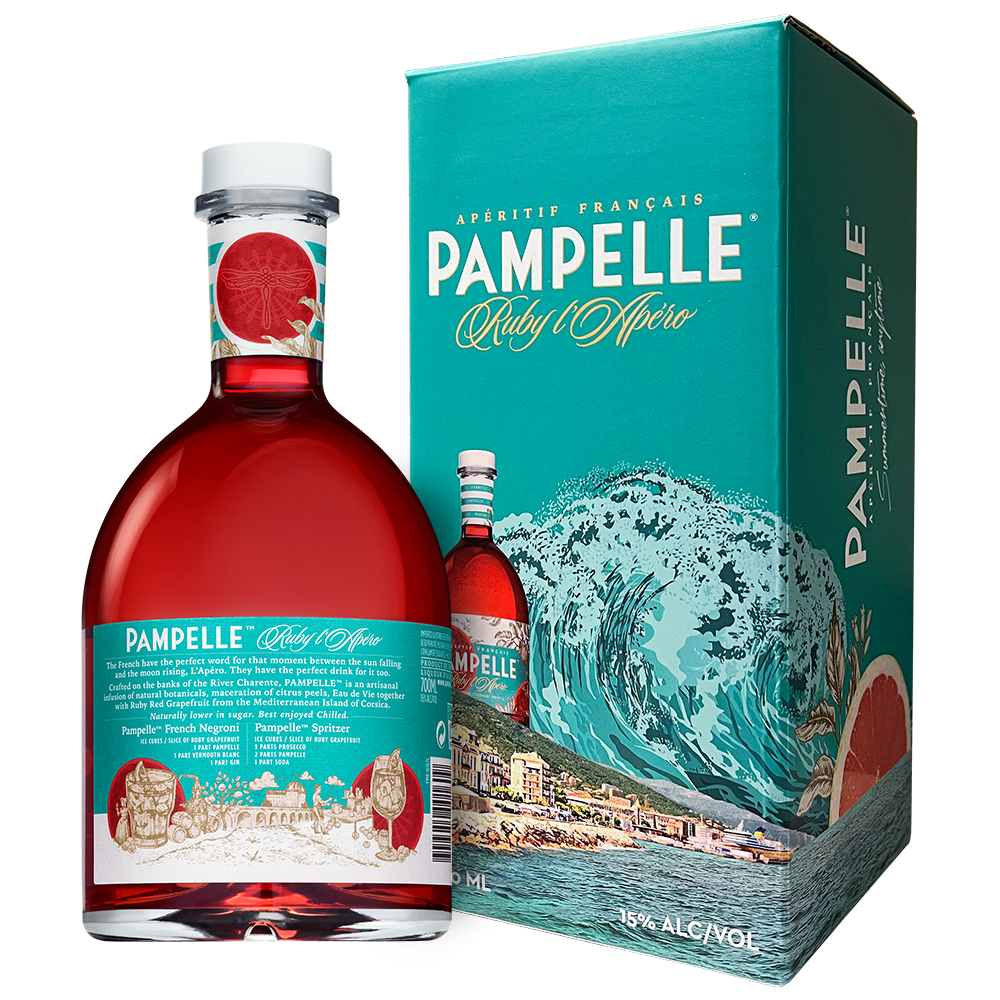 Pampelle Grapefruit Aperitif gift box back