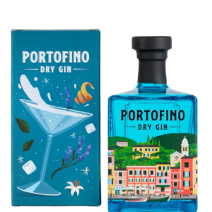 Butelka Portofino Dry Gin pudełko Martini Edition