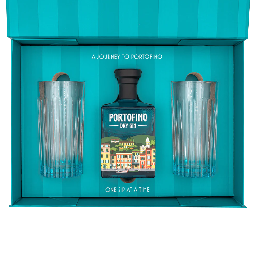 portofino dry gin gift set