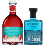 Butelki zestawu Pampelle Aperitif i Portofino Dry Gin - tył