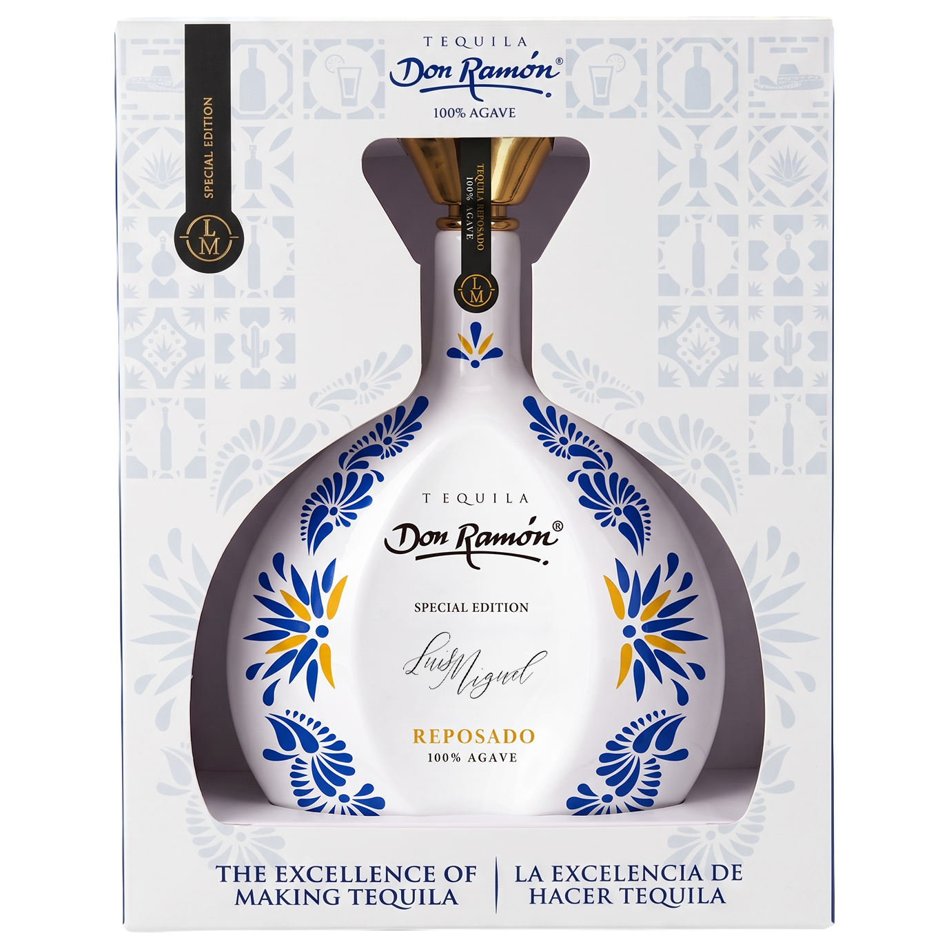 Ceramiczna butelka tequili Casa Don Ramón w wersji Reposado, edycja specjalna